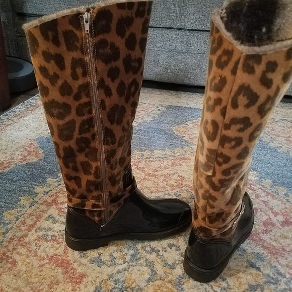 Bamboo animal print Rian boots - Picture 6 of 9